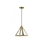 Livex Lighting 41329-01 Pinnacle 1-Lumière 60W Laiton antique Suspendu