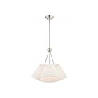 Livex Lighting 41383-91 Prato 3-lumières 120W Nickel brossé Lustre