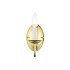 Livex Lighting Home 4151-02 60W 1-Lumière Laiton poli Applique Murale