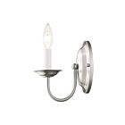 Livex Lighting Home 4151-91 60W 1-Lumière Nickel brossé Applique Murale