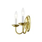 Livex Lighting Home 4152-02 120W 2-Lumières Laiton poli Applique Murale