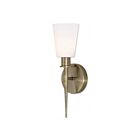 Livex Lighting Witten 41691-01 60W 1-Lumière Laiton antique Applique Murale