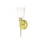 Livex Lighting Witten 41691-02 60W 1-Lumière Laiton poli Applique Murale