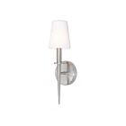 Livex Lighting Witten 41692-91 60W 1-Lumière Nickel brossé Applique Murale
