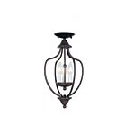 Livex Lighting 4170-07 Basics 3-Lumières 180W Bronze Cabriolet Plafonnier semi-encastré ou Suspendu