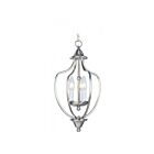 Livex Lighting 4170-91 Basics 3-Lumières 180W Nickel brossé Cabriolet Plafonnier semi-encastré ou Suspendu