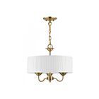 Livex Lighting 41773-01 Edinburgh 3-lumières 180W Laiton antique Lustre
