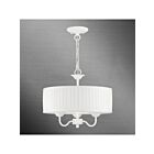 Livex Lighting 41773-03 Edinburgh 3-lumières 180W Blanc Lustre