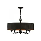 Livex Lighting 4213-91 Somerset 5-lumières 300W Noir Lustre
