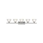 Livex Lighting 4205-91 Somerset 5-Lights 500W Laiton poli Luminaire de vanité