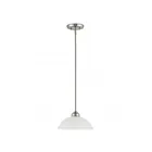 Livex Lighting 4211-91 Somerset 1-Lumière 100W Nickel brossé Suspendu