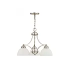 Livex Lighting 4224-91 Somerset 3-lumières 300W Nickel brossé Lustre