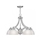 Livex Lighting 4225-92 Somerset 5-lumières 500W Nickel brossé Lustre