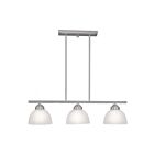 Livex Lighting 4226-92 Somerset 3-lumières 300W Nickel brossé Lustre