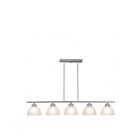Livex Lighting 4227-92 Somerset 5-lumières 500W Nickel brossé Lustre