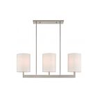 Livex Lighting 42405-91 Hayworth 3-lumières 180W Nickel brossé Lustre