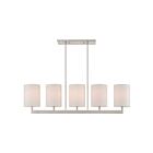 Livex Lighting 42409-91 Hayworth 5-lumières 300W Nickel brossé Lustre