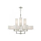 Livex Lighting 42669-91 Rubix 12-lumières 480W Nickel brossé Lustre