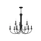 Livex Lighting 42687-07 Estate 9-lumières 540W Noir Lustre