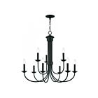 Livex Lighting 42687-48 Estate 9-lumières 540W Bronze Lustre
