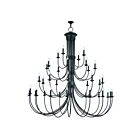 Livex Lighting 42689-91 Estate 38-lumières 1520W Bronze Lustre