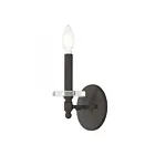 Livex Lighting Bennington 42701-07 60W 1-Lumière Bronze Applique Murale