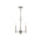 Livex Lighting 42705-01 Bennington 3-lumières 180W Nickel brossé avec accent bronze Lustre