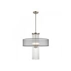 Livex Lighting 42805-91 Alexis 4-Lumières 240W Nickel brossé Suspendu