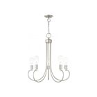 Livex Lighting 42925-91 Bari 5-lumières 300W Nickel brossé Lustre