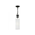 Livex Lighting 42981-04 Brookdale 1-Lumière 40W Noir Suspendu