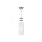 Livex Lighting 42981-91 Brookdale 1-Lumière 40W Nickel brossé Suspendu