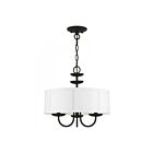 Livex Lighting 42983-04 Brookdale 3-lumières 180W Noir Lustre