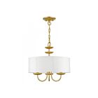 Livex Lighting 42983-91 Brookdale 3-lumières 180W Or doux Lustre