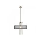 Livex Lighting 43204-91 Vista 1-Lumière 100W Nickel brossé Suspendu