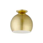 Livex Lighting Piedmont 43390-33 1-Lumière 40W Or doux Plafonnier Semi Encastré