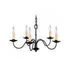 Livex Lighting 4468-04 Heritage 5-lumières 300W Noir Lustre