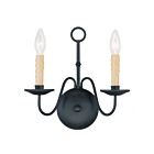 Livex Lighting Heritage 4492-04 120W 2-Lumières Noir Applique Murale