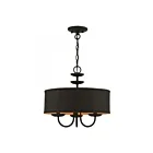 Livex Lighting 45125-04 Winchester 3-lumières 180W Noir Lustre