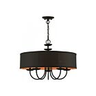 Livex Lighting 45125-33 Winchester 5-lumières 300W Noir Lustre
