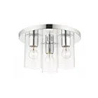 Livex Lighting Zurich 45472-05 3-Lumières 120W Chrome poli Plafonnier