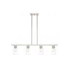 Livex Lighting 45474-91 Zurich 4-lumières 400W Nickel brossé Lustre