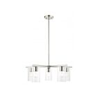 Livex Lighting 45475-91 Zurich 5-lumières 500W Nickel brossé Lustre