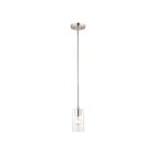 Livex Lighting 45477-91 Zurich 1-Lumière 100W Nickel brossé Suspendu