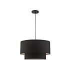 Livex Lighting 45668-04 Bainbridge 3-Lumières 180W Noir Suspendu