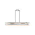 Livex Lighting 45767-91 Ravena 4-lumières 240W Nickel brossé Lustre