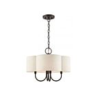 Livex Lighting 45806-92 Solstice 4-lumières 240W Bronze anglais Lustre