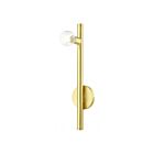 Livex Lighting Bannister 45861-12 60W 1-Lumière Laiton satiné Applique Murale