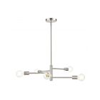 Livex Lighting 45866-03 Bannister 5-lumières 300W Nickel brossé Lustre