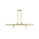 Livex Lighting 45866-91 Bannister 6-lumières 360W Laiton satiné Lustre