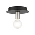 Livex Lighting Hillview 45871-04 1-Lumière 40W Noir Plafonnier